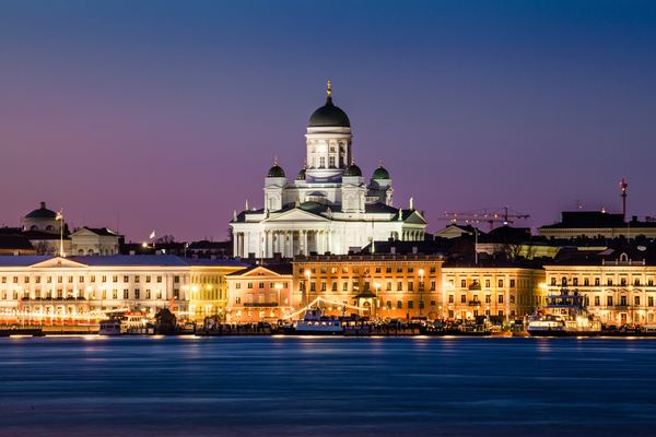 FIHEL HElsinki temple near the ocean during night Tapio Haaja.jpg